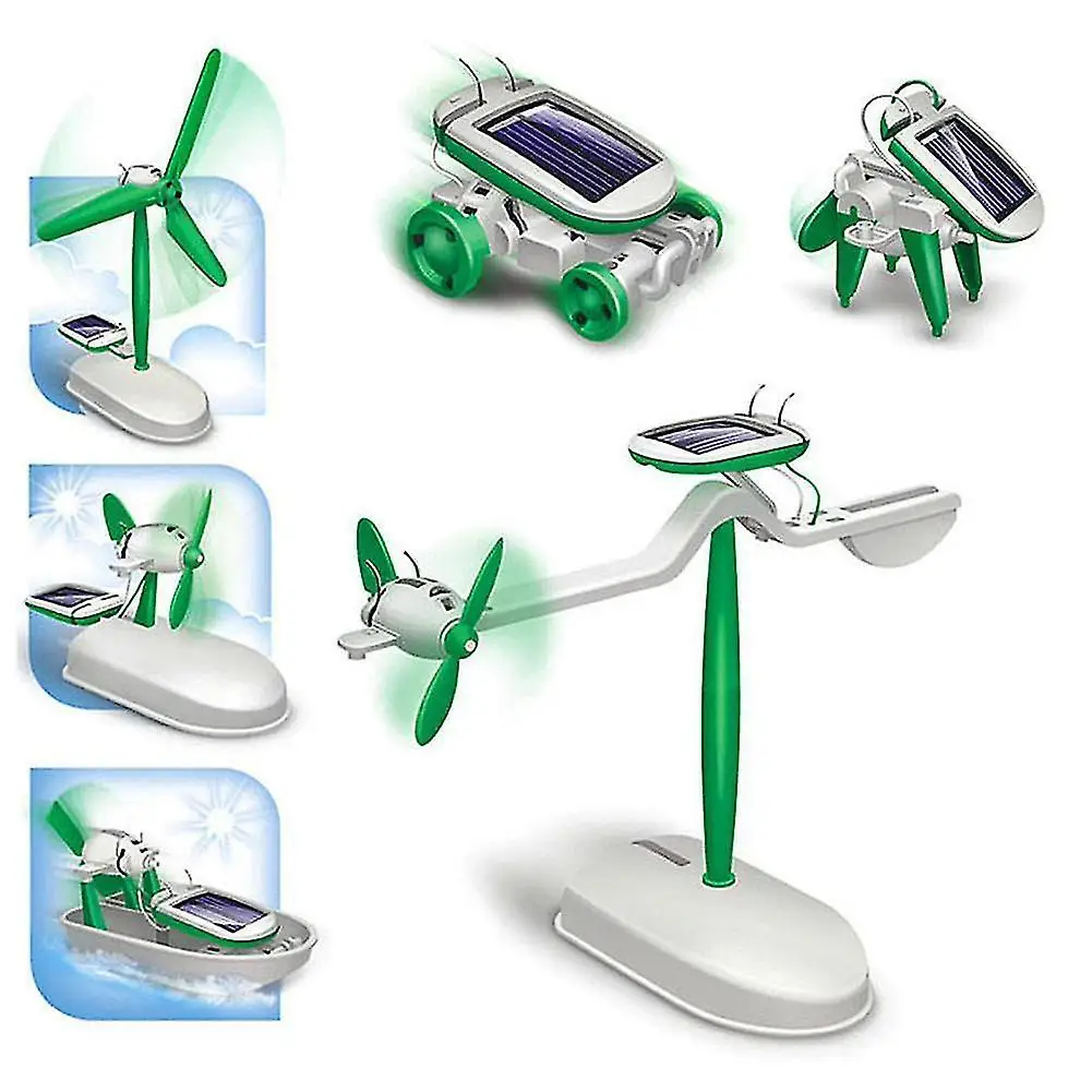 6-In-1 Solar-Power Robot Kit A - Electronics Gadgets For Kids recension och pris