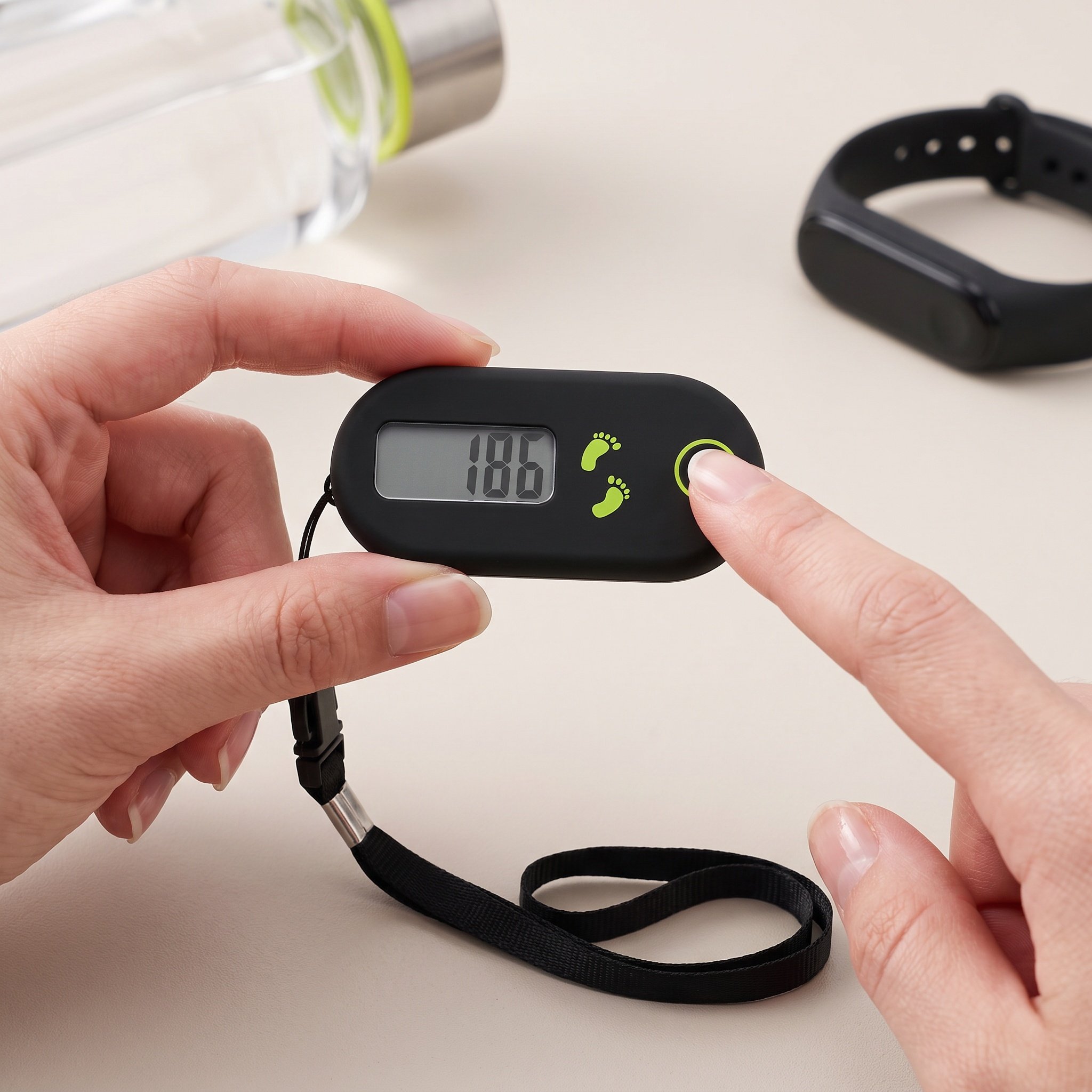 Electronic Pedometer Portable  - Electronics Home Gadgets recension och pris