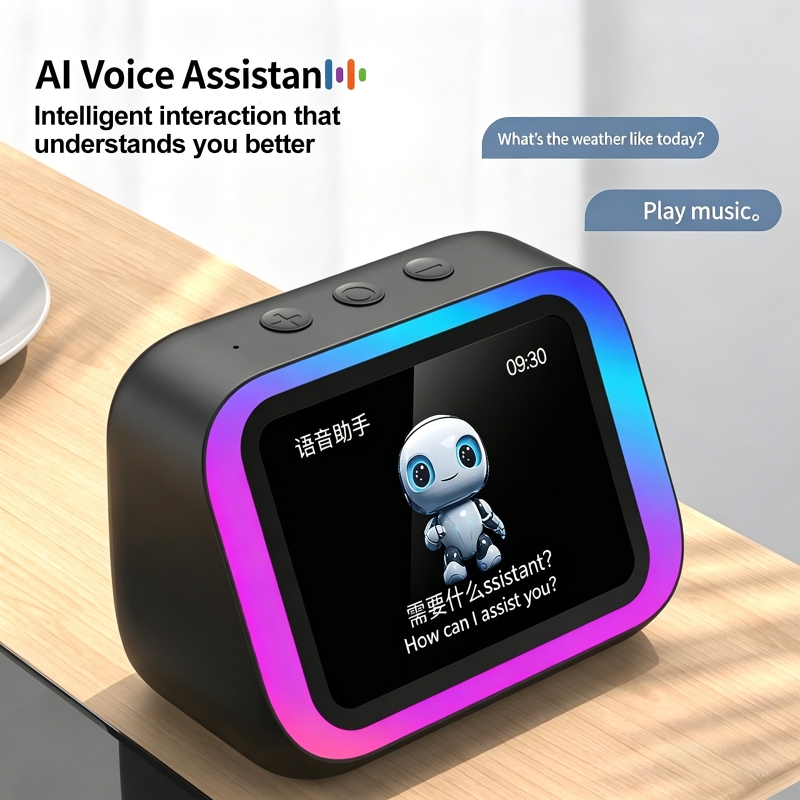 AI Voice Assistant Bluetooth S - Digital Alarm Clock recension och pris