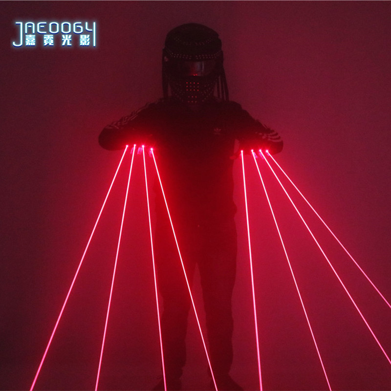Red Laser Gloves for Nightclub - Led Gloves Music recension och pris