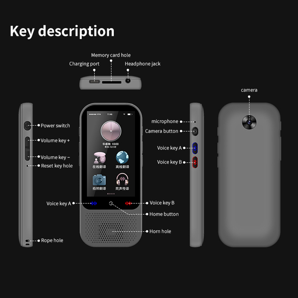 Instant Language Translation M - Portable Translator Device recension och pris