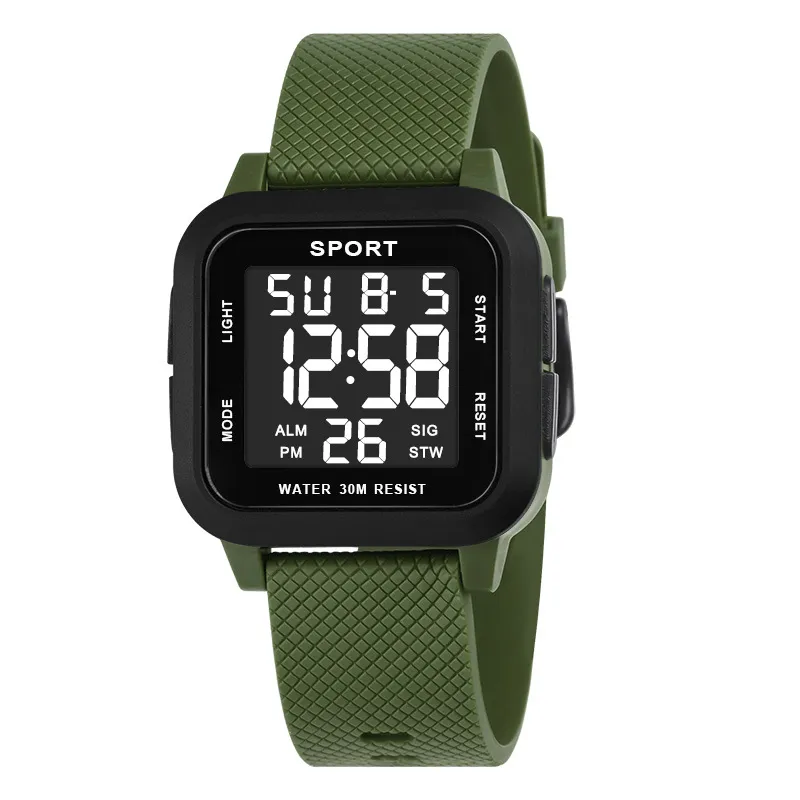 Black Sports Watch Men's Digit - Digital Alarm Clock recension och pris