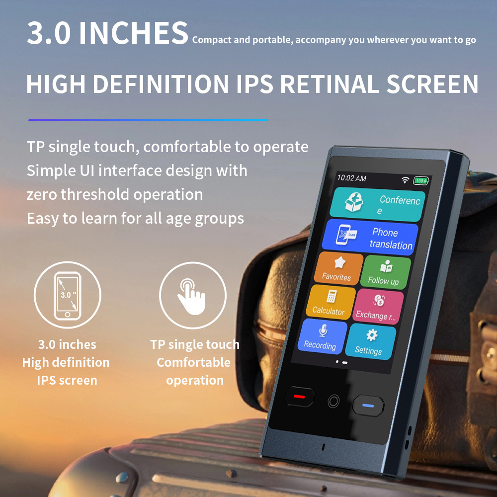 Z9 Smart Voice Translator Port - Portable Translator Device recension och pris