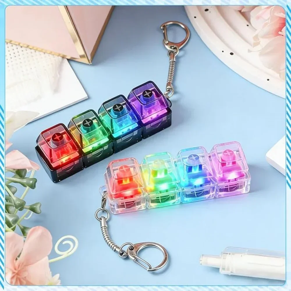LED Keyboard Keychain Fidget T - Electronics Gadgets For Kids recension och pris