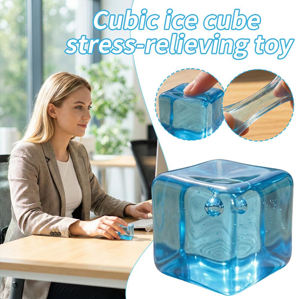 Ice Cube Fidget Toy Soft Squis - Electronics Gadgets For Kids recension och pris