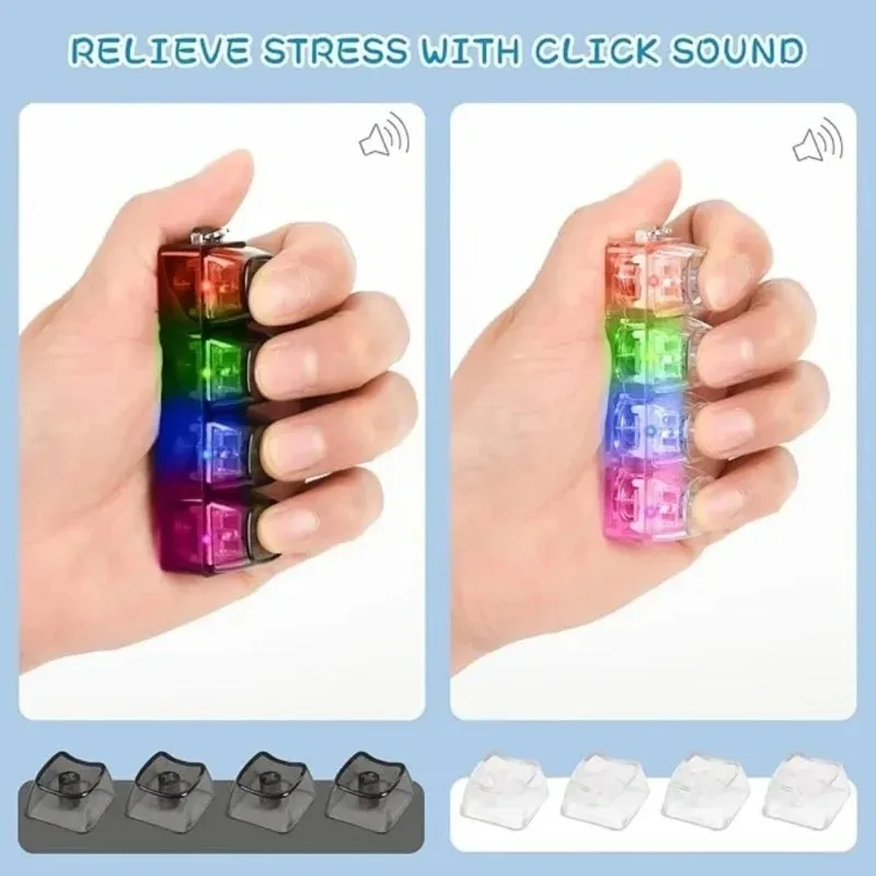 LED* Keyboard* Keychain *Fidge - Electronics Gadgets For Kids recension och pris