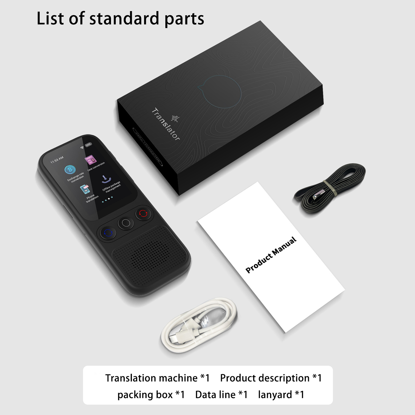 S80 Language AI Translator Dev - Portable Translator Device recension och pris