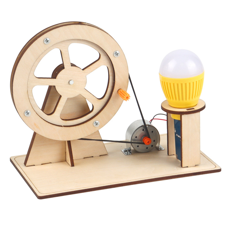 Wooden Hand Generator Kids Sci - Electronics Gadgets For Kids recension och pris