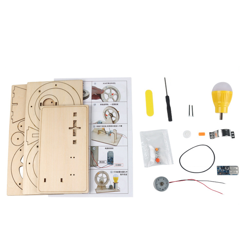 Wooden Hand Generator Kids Sci - Electronics Gadgets For Kids recension och pris
