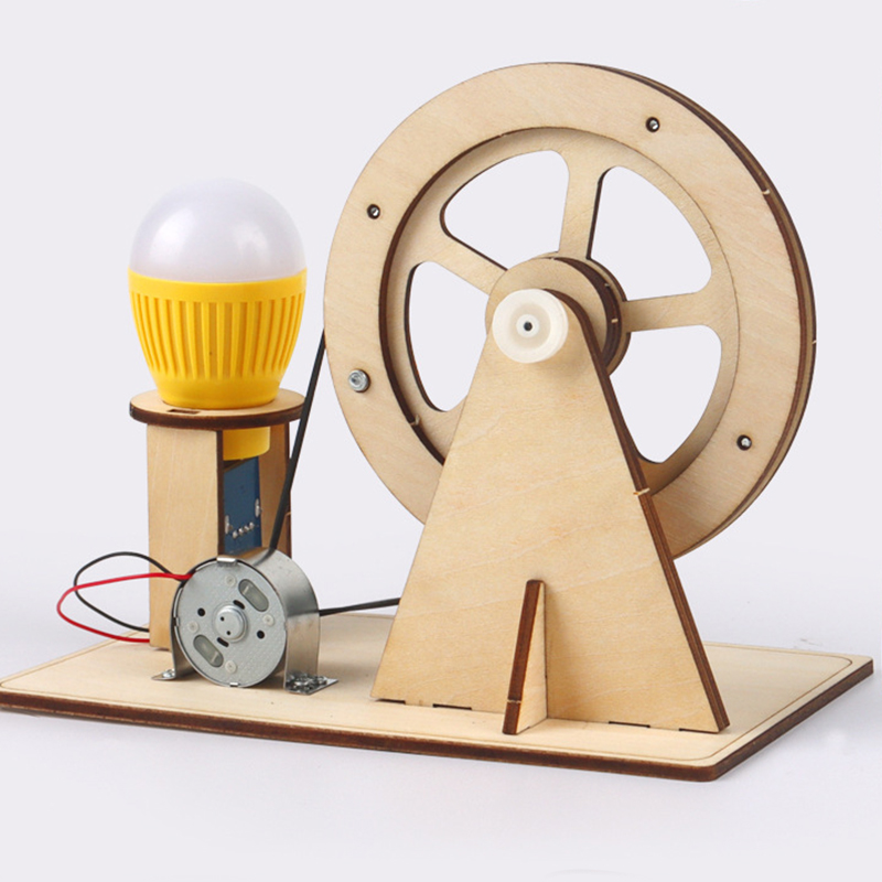 Wooden Hand Generator Kids Sci - Electronics Gadgets For Kids recension och pris