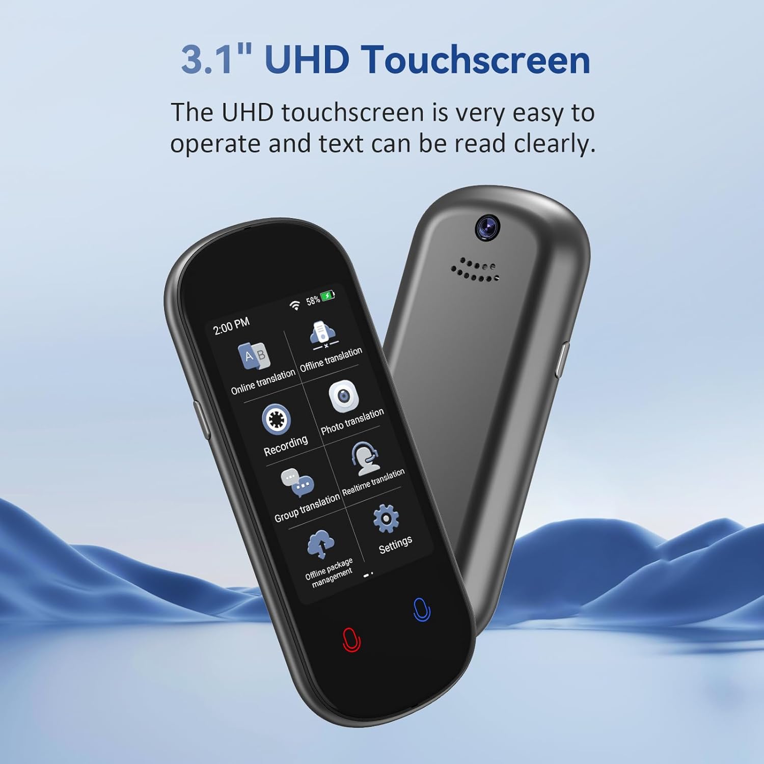 Instant AI Voice Translator Z2 - Portable Translator Device recension och pris