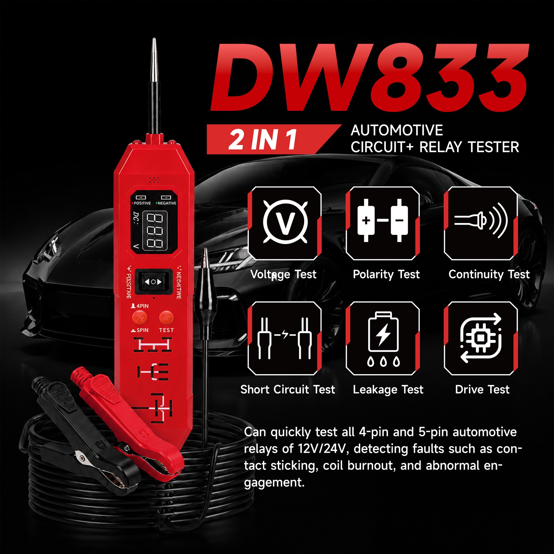 Universal 3.5-36V Automotive E - Electronics Quiz recension och pris