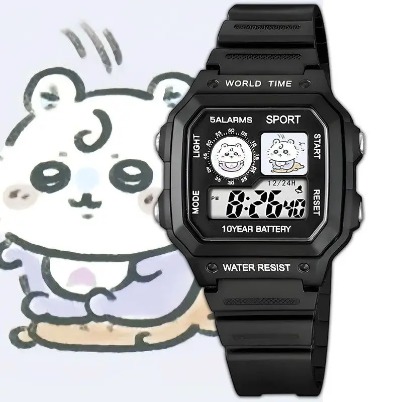 Cute Chiikawa Printed Square D - Digital Alarm Clock recension och pris