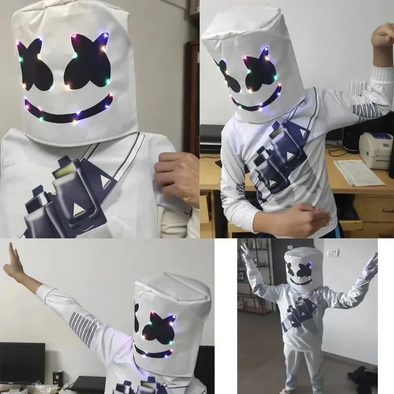 Premium Outfit Halloween DJ LE - Led Gloves Music recension och pris