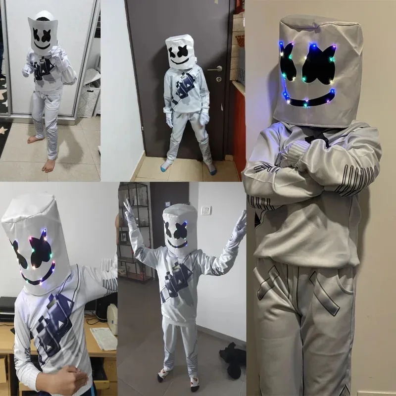 Premium Outfit Halloween DJ LE - Led Gloves Music recension och pris