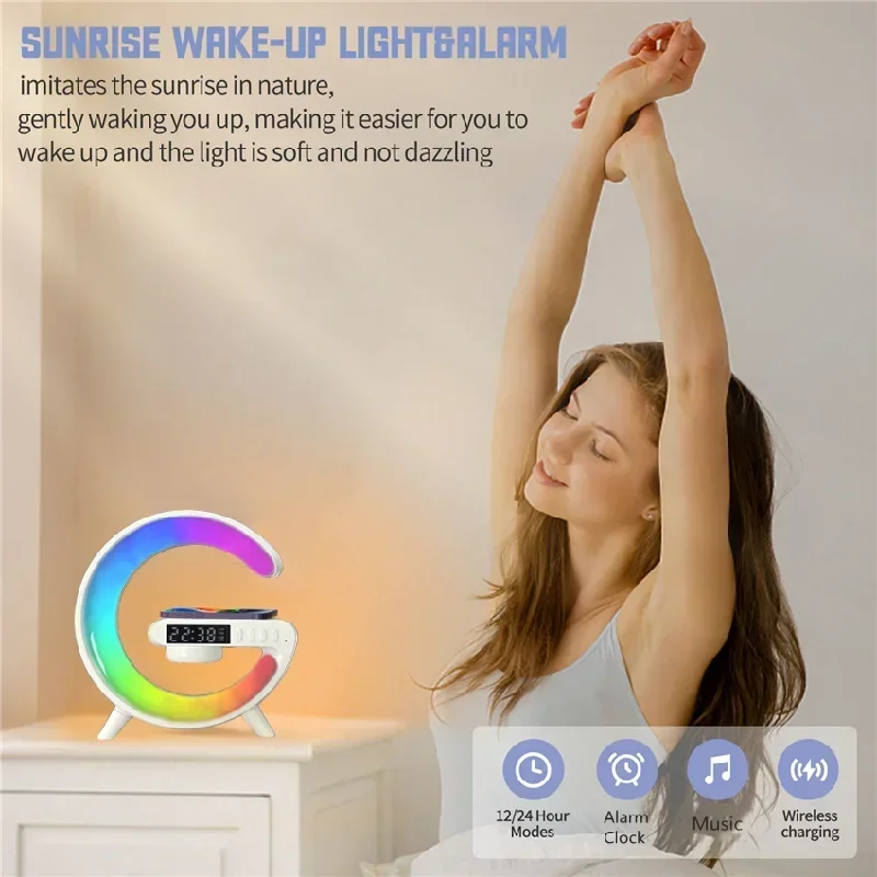 Multifunction Wireless Charger - Digital Alarm Clock recension och pris
